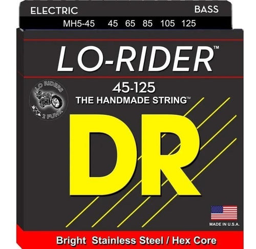 Cuerdas De Bajo Eléctrico Dr Strings Lo Rider Mh5-45