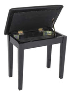 Kinsman Banqueta Para Piano Negro Con Almacenamiento