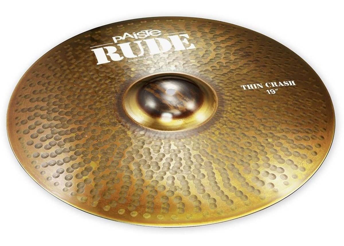 Paiste Platillo Thin Crash 19 Serie Rude