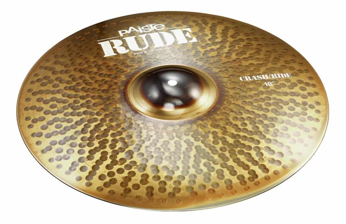 Paiste Platillo Crash Ride 18" Serie Rude