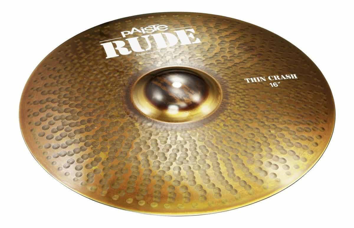 Paiste Platillo Thin Crash 16" Serie Rude