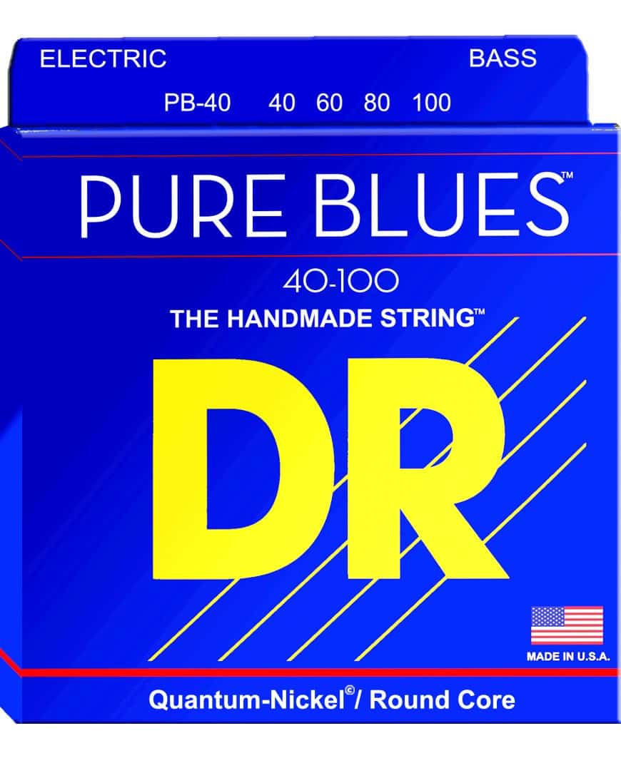 Dr Cuerdas Bajo Pb 40-100 Pure Blues Light-Light