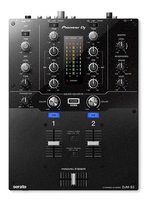 Pioneer Dj Mixer Djm-S3 2 Ch Scratch Style
