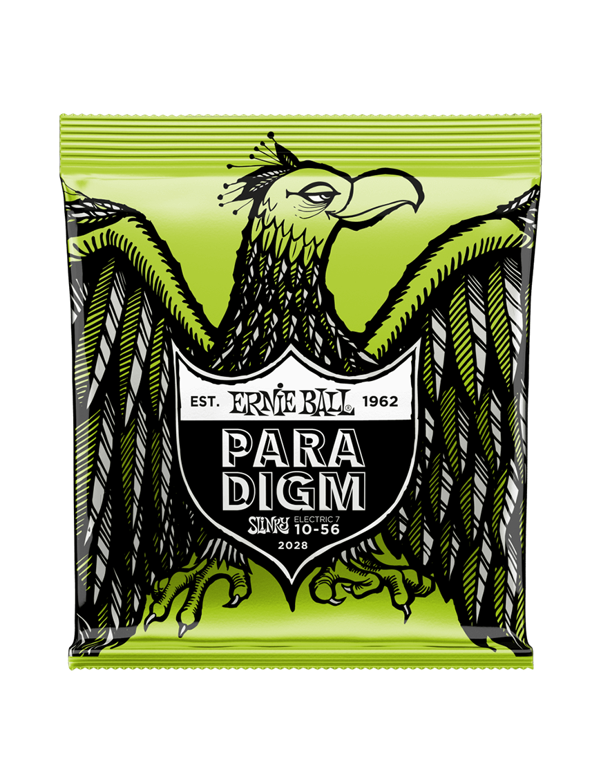 Ernie Ball® 2028 10-56 PARADIGM Cuerdas Guitarra Eléctrica 7 Cuerdas Regular Slinky®