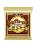 Ernie Ball® 2069 28-42 Cuerdas Guitarra Clásica Nylon EARTHWOOD Clear & Gold Ball End