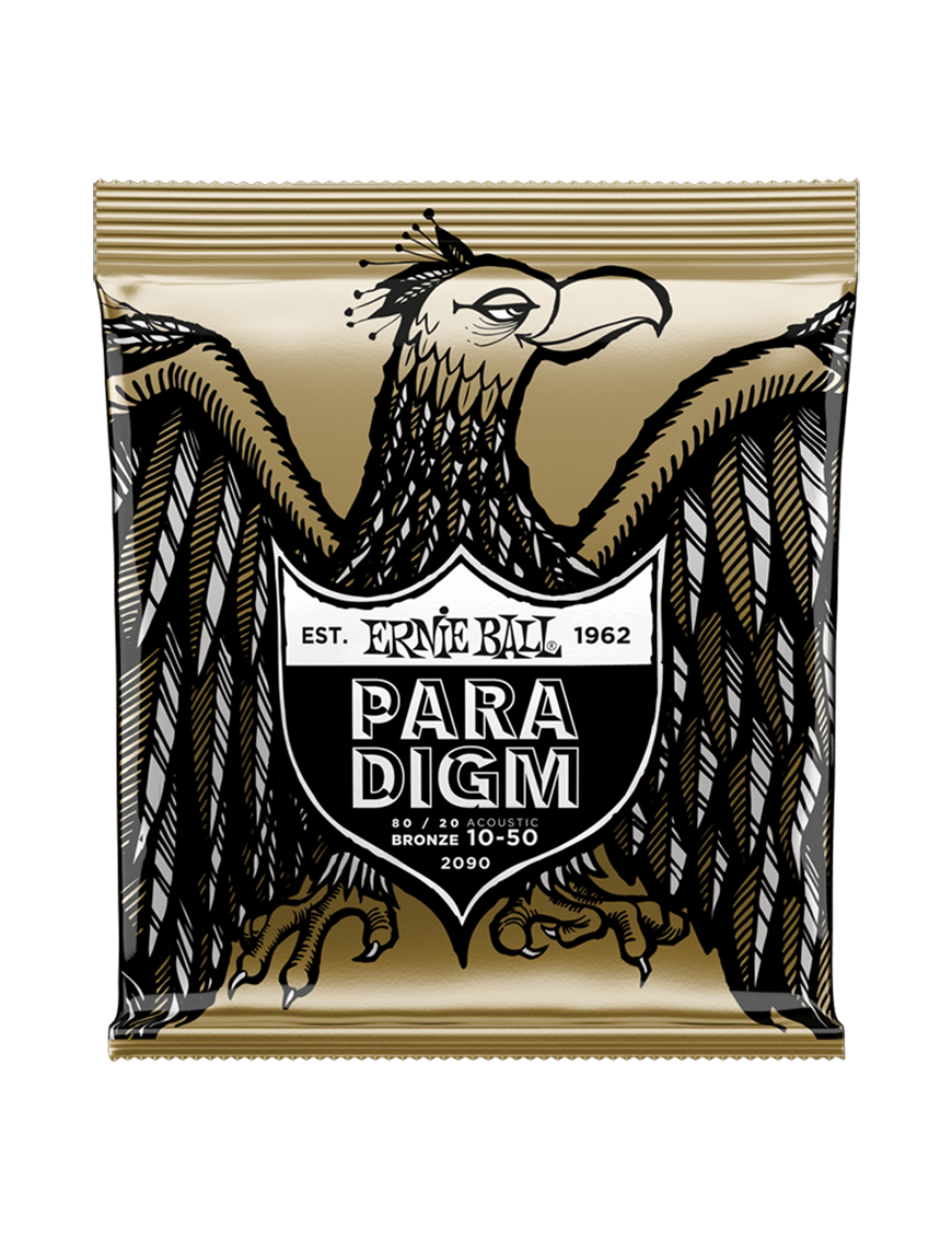 Ernie Ball® 2090 10-50 PARADIGM Cuerdas Guitarra Acústica Extra Light BRONZE 80/20