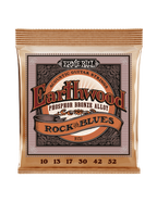Ernie Ball® 2151 10-52 Earthwood Cuerdas Guitarra Acústica Rock and Blues Phosphor Bronze