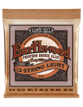 Ernie Ball® 2153 9-46 Earthwood Cuerdas Guitarra Acústica 12 Cuerdas Light Phosphor Bronze
