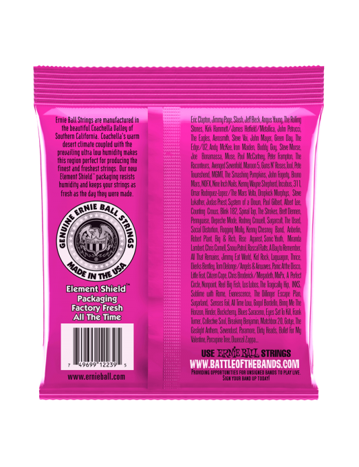 Ernie Ball® 2239 9-42 RPS Cuerdas Guitarra Eléctrica Super Slinky® NICKEL