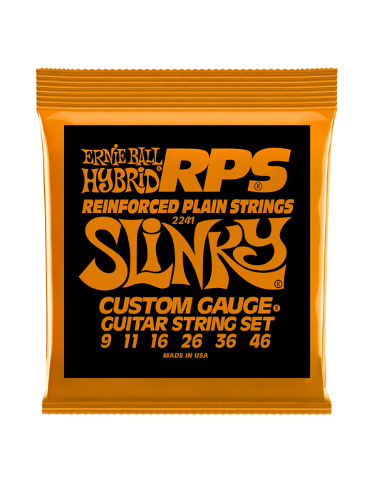 Ernie Ball® 2241 9-46 RPS Cuerdas Guitarra Eléctrica Hybrid Slinky® NICKEL