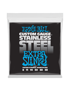 Ernie Ball® 2249 8-38 Cuerdas Guitarra Eléctrica Extra Slinky® STAINLESS STEEL