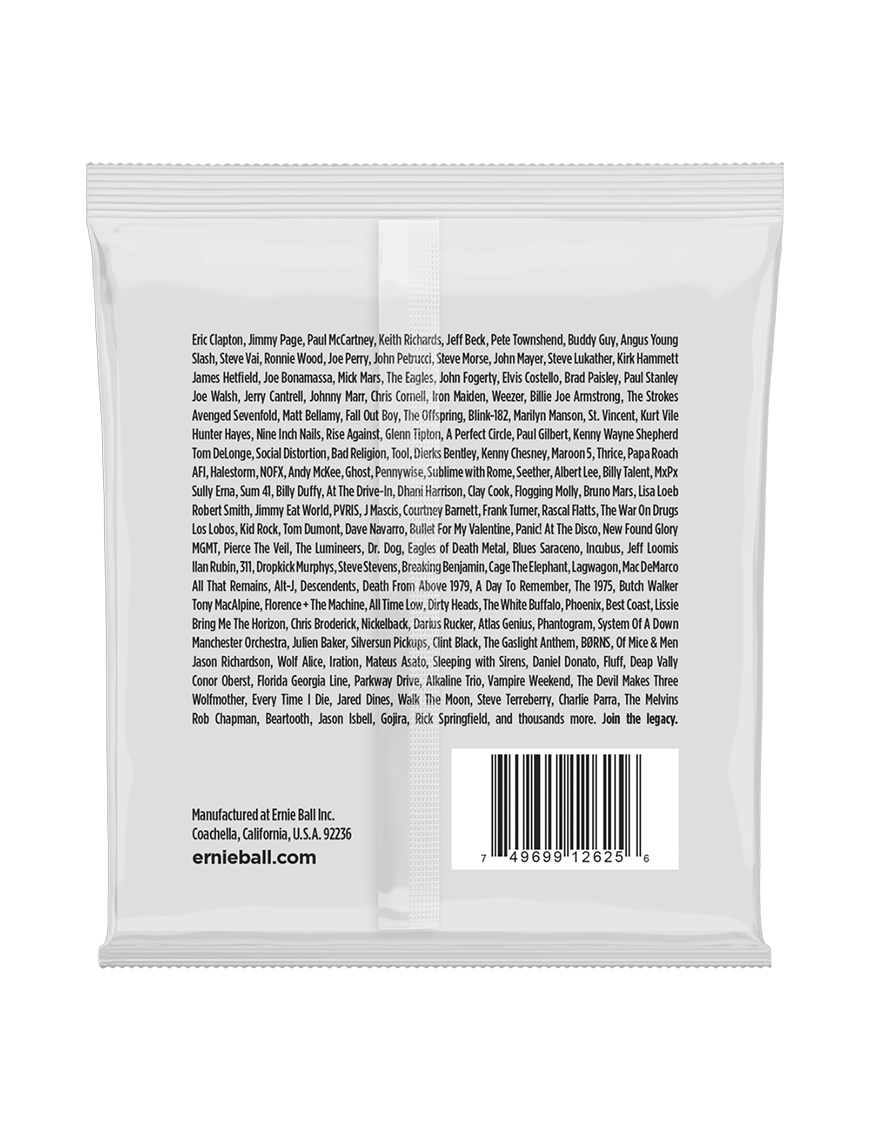 Ernie Ball® 2625 10-74 Slinky® Cuerdas Guitarra Eléctrica 8 Cuerdas Nickel