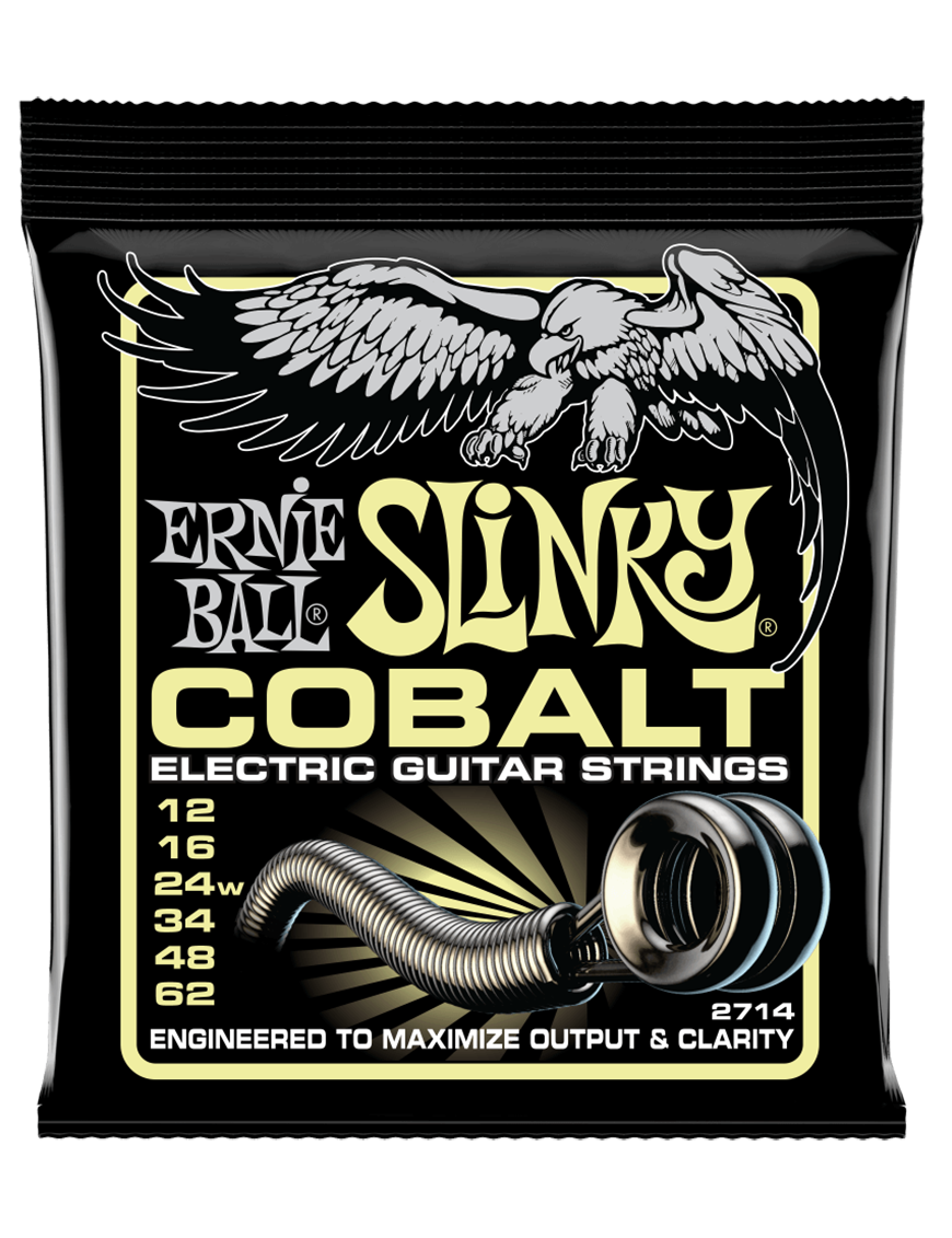 Ernie Ball® 2714 12-62 Cobalt Mammoth Slinky® Cuerdas Guitarra Eléctrica