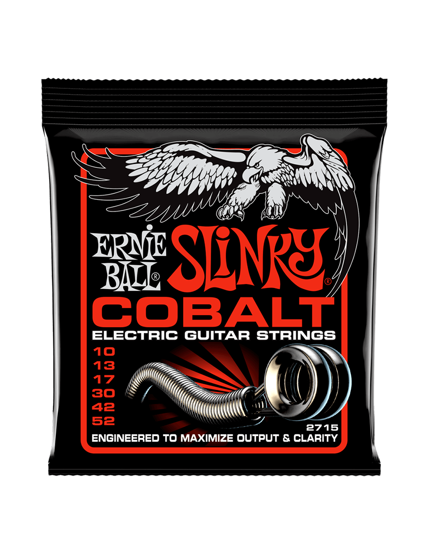 Ernie Ball® 2715 10-52 Cobalt Slinky® Cuerdas Guitarra Eléctrica Top Heavy Bottom