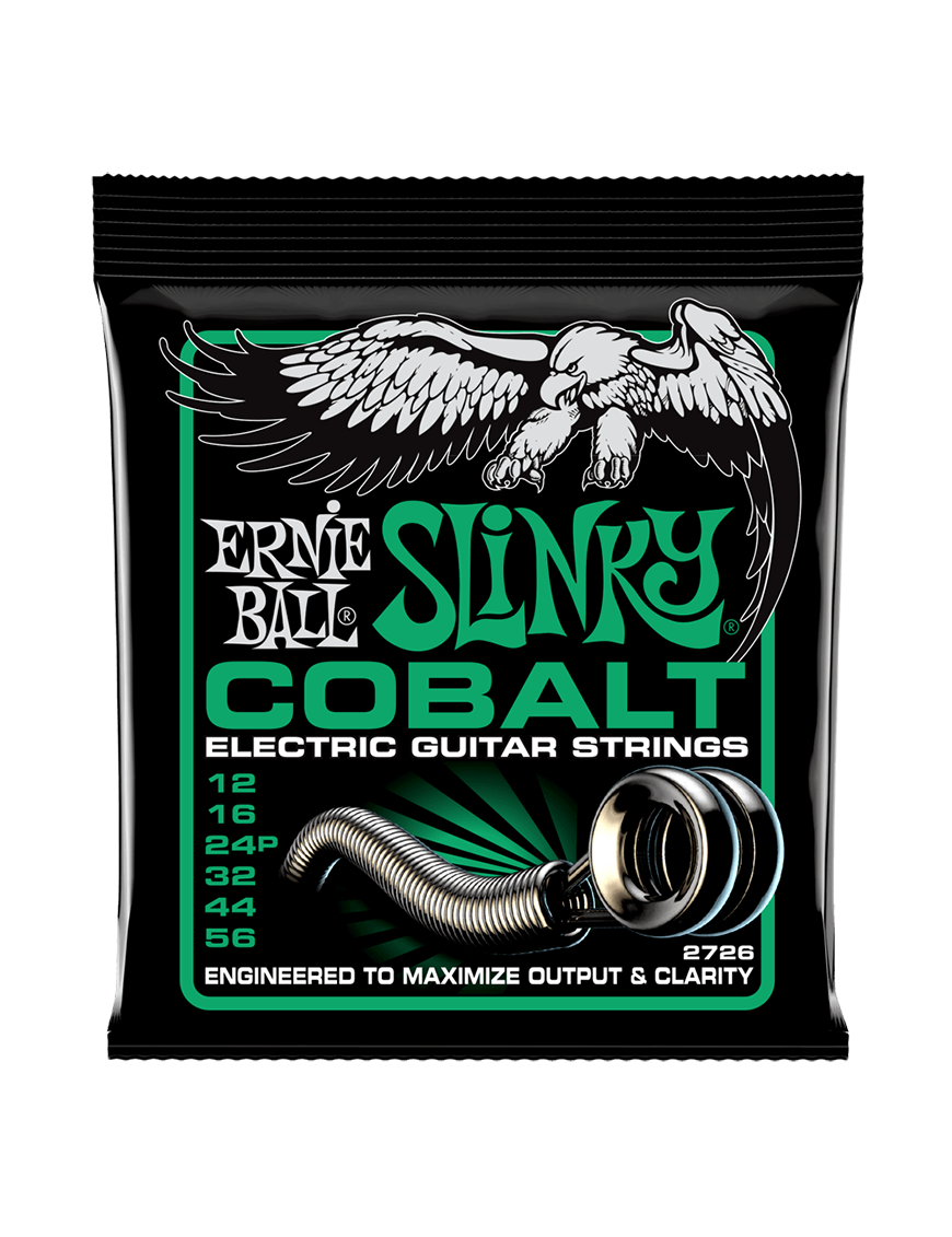 Ernie Ball® 2726 12-56 Cobalt Slinky® Cuerdas Guitarra Eléctrica Not Even