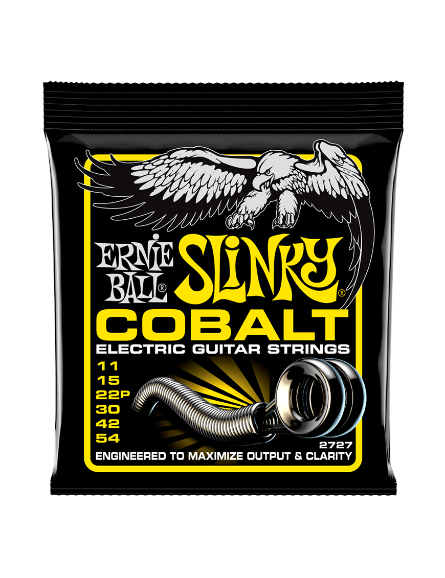 Ernie Ball® 2727 11-54 Cobalt Beefy Slinky® Cuerdas Guitarra Eléctrica