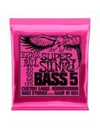 Ernie Ball Cuerdas Bajo Eléctrico 5 Cuerdas Super Slinky Nickel 40-125