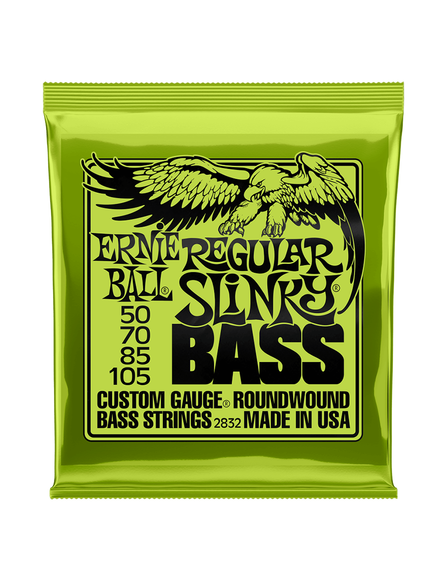 Ernie Ball® 2832 50-105 Slinky® Cuerdas Bajo Eléctrico Regular Nickel