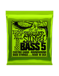 Ernie Ball 2836 Cuerdas Bajo Eléctrico 5 Cuerdas Regular Slinky Nickel 45-130