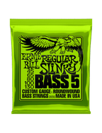 Ernie Ball 2836 Cuerdas Bajo Eléctrico 5 Cuerdas Regular Slinky Nickel 45-130