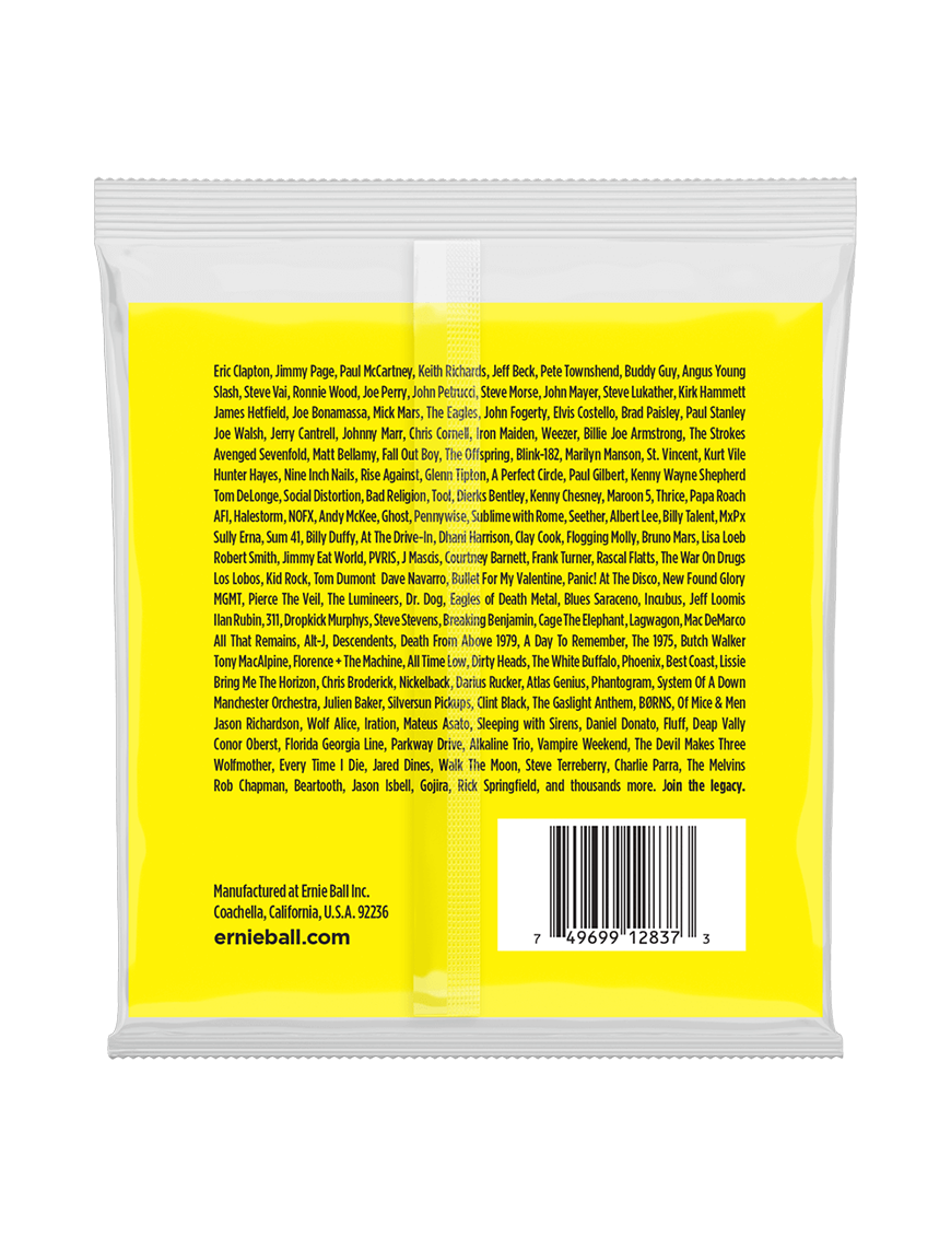 Ernie Ball® 2837 20-90 Short-Scale Slinky® Cuerdas Bajo Eléctrico 6 Cuerdas Nickel