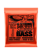 Ernie Ball® 2838 32-130 Long Scale Slinky® Cuerdas Bajo Eléctrico 6 Cuerdas Nickel