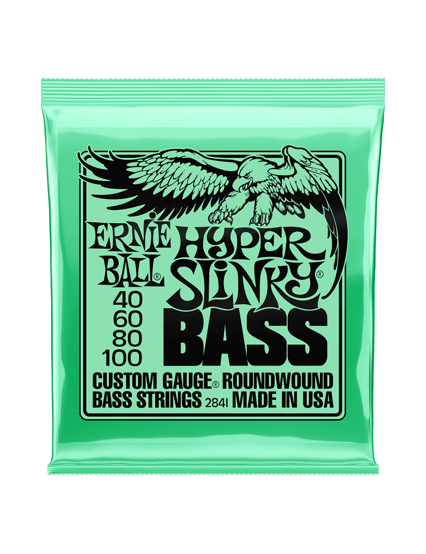 Ernie Ball® 2841 40-100 Slinky® Cuerdas Bajo Eléctrico Hyper Nickel