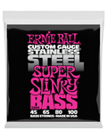 Ernie Ball® 2844 45-100 Slinky® Cuerdas Bajo Eléctrico Super Steel