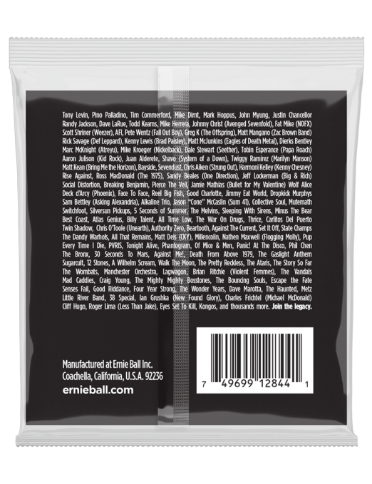 Ernie Ball® 2844 45-100 Slinky® Cuerdas Bajo Eléctrico Super Steel
