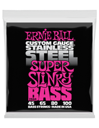 Ernie Ball® 2844 45-100 Slinky® Cuerdas Bajo Eléctrico Super Steel