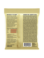 Ernie Ball® 3006 10-50 3Pack Earthwood Cuerdas Guitarra Acústica Extra Light Bronze 80/20