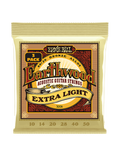 Ernie Ball® 3006 10-50 3Pack Earthwood Cuerdas Guitarra Acústica Extra Light Bronze 80/20