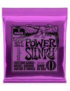 Ernie Ball® 3220 11-48 3Pack Slinky® Cuerdas Guitarra Eléctrica Power Nickel