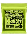 Ernie Ball® 3221 10-46 3Pack Regular Slinky® Cuerdas Guitarra Eléctrica Nickel