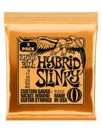 Ernie Ball® 3222 9-46 3Pack Hybrid Slinky® Cuerdas Guitarra Eléctrica Nickel