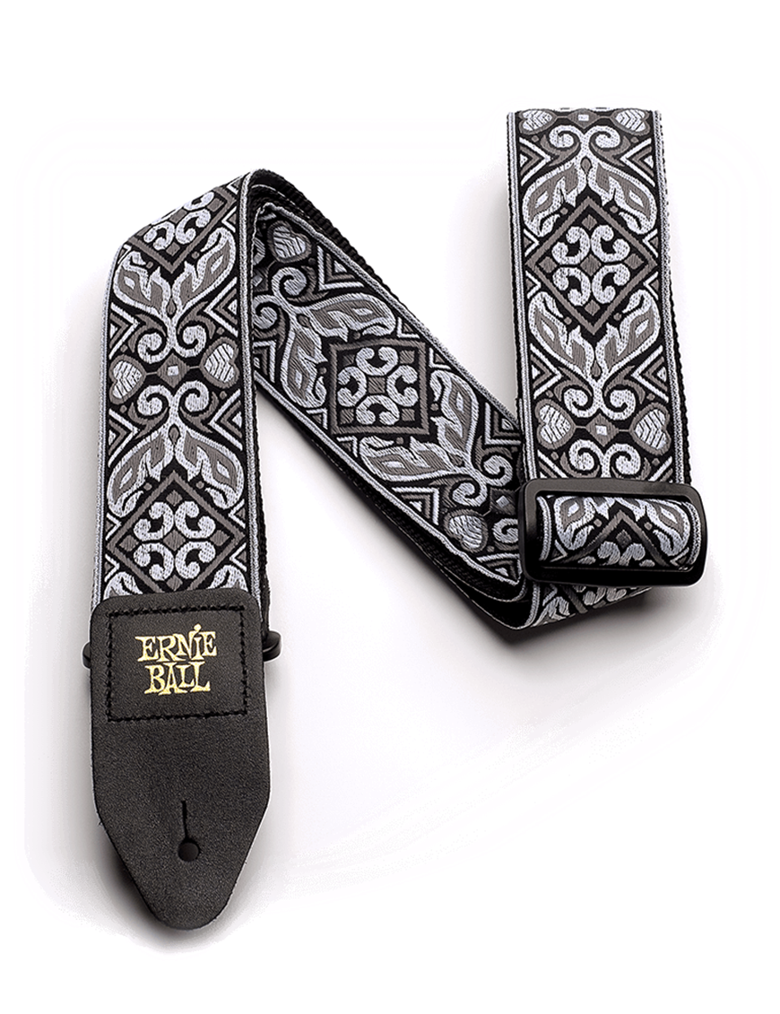 ERNIE BALL® 4166 Correas Guitarras Classic Jacquard 5cm | Tribal Silver