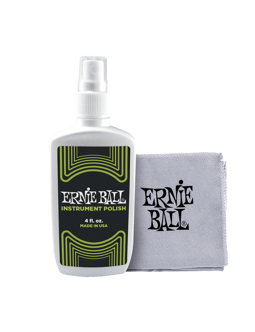 ERNIE BALL® 4222 Limpieza Guitarra Bajo Pulidor 118 ml + Paño Microfibra