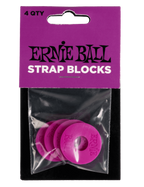 ERNIE BALL® 5618 Bloqueo de Correa Púrpura Set: 4 Unidades