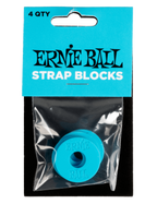 ERNIE BALL® 5619 Bloqueo de Correa Azul Set: 4 Unidades