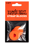ERNIE BALL® 5620 Bloqueo de Correa Red Set: 4 Unidades