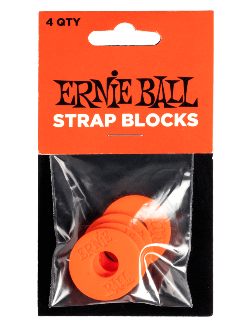ERNIE BALL® 5620 Bloqueo de Correa Red Set: 4 Unidades