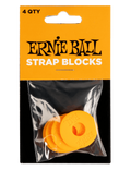 ERNIE BALL® 5621 Bloqueo de Correa Orange Set: 4 Unidades