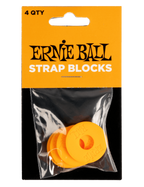 ERNIE BALL® 5621 Bloqueo de Correa Orange Set: 4 Unidades