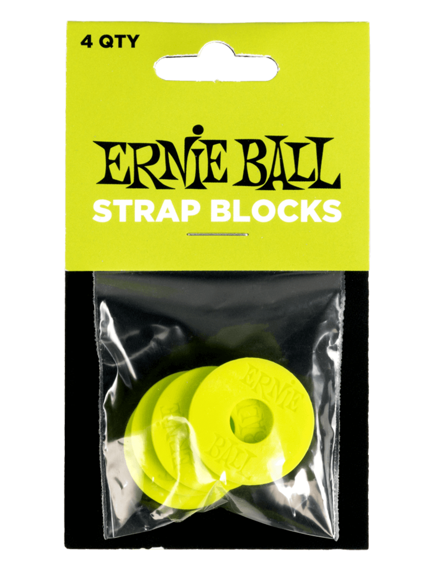 ERNIE BALL® 5622 Bloqueo de Correa Green Set: 4 Unidades