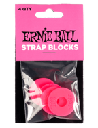 ERNIE BALL® 5623 Bloqueo de Correa Pink Set: 4 Unidades