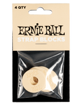 ERNIE BALL® 5620 Bloqueo de Correa Cream Set: 4 Unidades