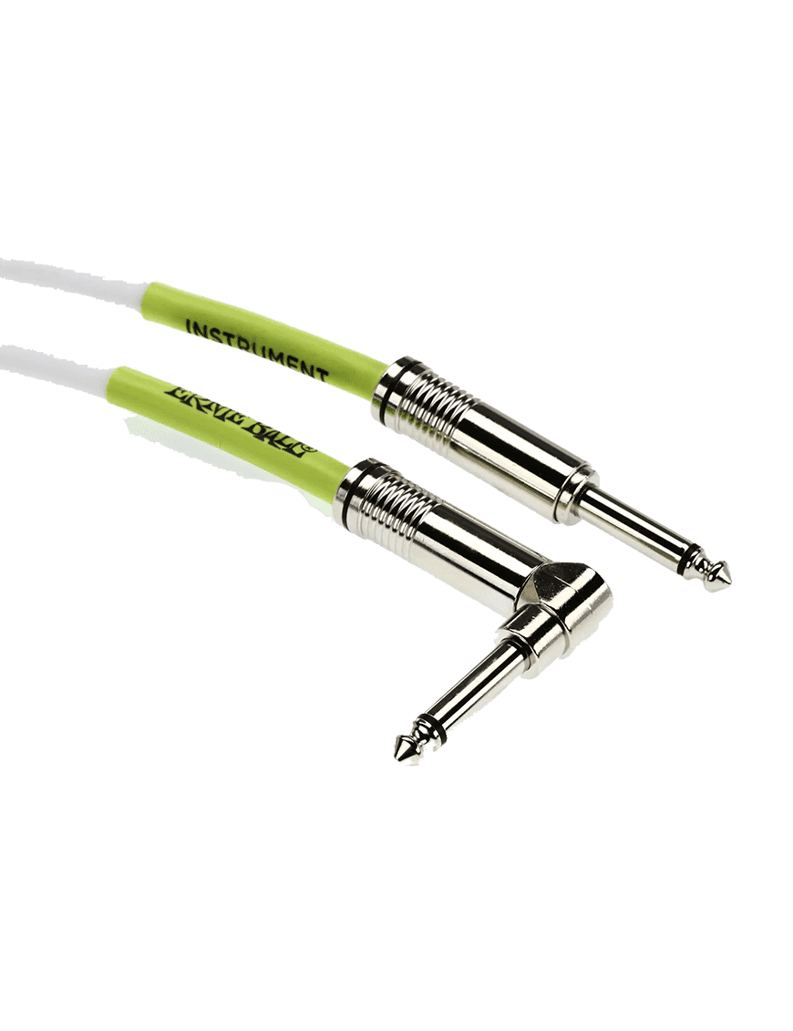 Ernie Ball® 6049 Cables Instrumentos Plug ¼" Recto A Plug ¼" L White | 3.05mt