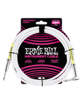 Ernie Ball® 6049 Cables Instrumentos Plug ¼" Recto A Plug ¼" L White | 3.05mt