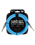 Ernie Ball® 6412 Blue Flex Cables Instrumentos Plug ¼" Recto a Plug ¼" Recto | 3.05Mt