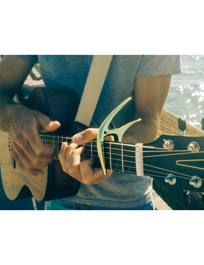 Ernie Ball® 9601 Cejillos Axis Capo Silver